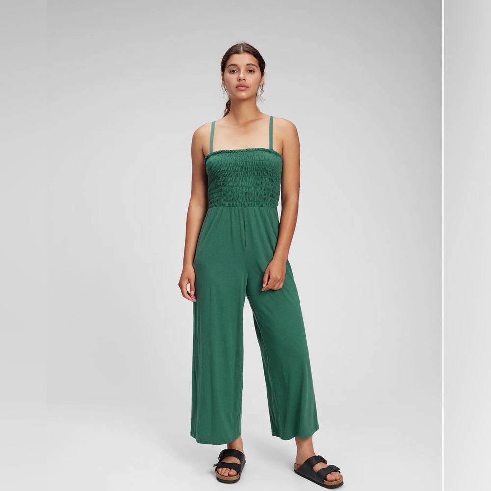 Gap Smocked Jumpsuit